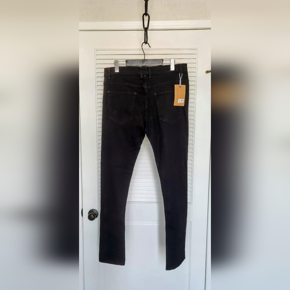 MENS DANT BULUN BLACK DISSTRESSED JEANS (34) - Picture 4 of 4